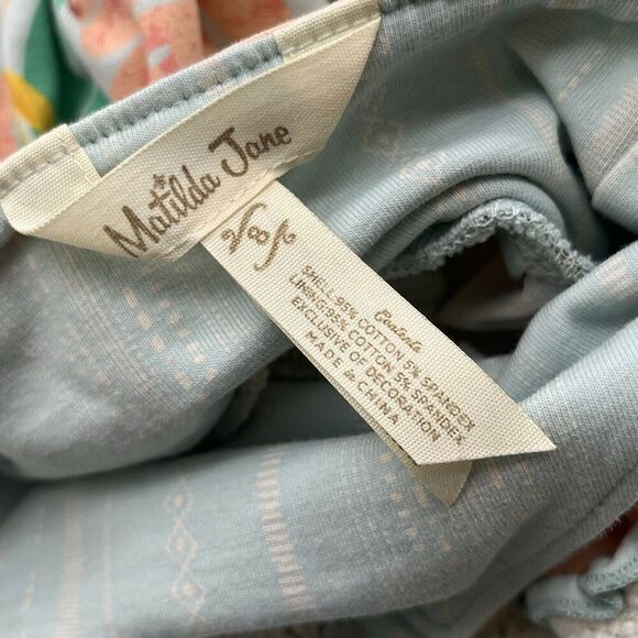 MATILDA JANE Girls Outfit 2PC Size 8 Floral Ruffle Tunic Top & Polka Dot Shorts - Picture 9 of 15